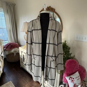 Tan and black blazer size large